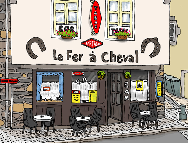 カフェ Le Fer a cheval
